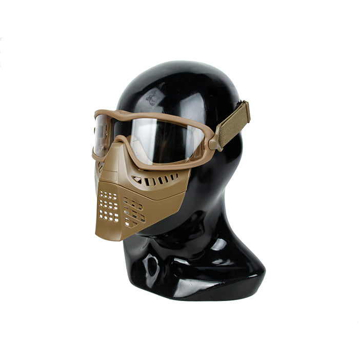 TMC Impact-rated ANSI Z87.1 Removable Goggle Face Fask (CB)
