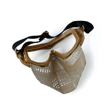 TMC Impact-rated ANSI Z87.1 Removable Goggle Face Fask (MC)