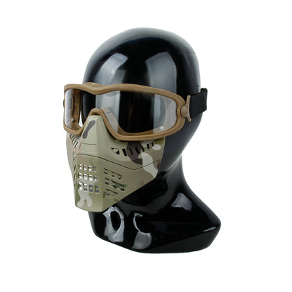 TMC Impact-rated ANSI Z87.1 Removable Goggle Face Fask (MC)