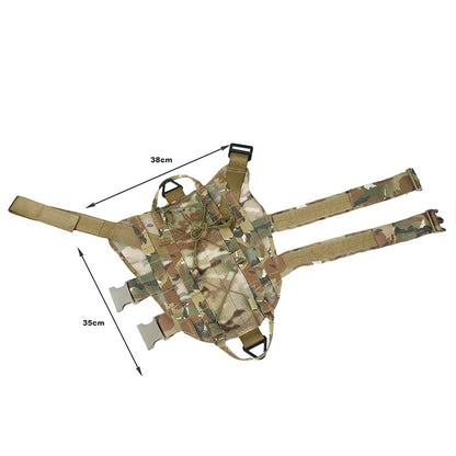 TMC Med size Dog Vest ( Multicam )