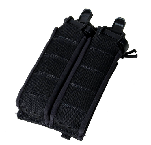 TMC 9MM STACKABLE DOU PISTOL POUCH ( BK )