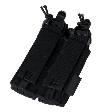 TMC 9MM STACKABLE DOU PISTOL POUCH ( BK )