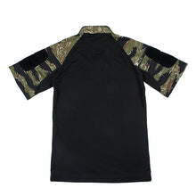 Load image into Gallery viewer, TMC One Way Dry TShirt Combat Shirt Short Sleeve ( Green Tigerstripe )
