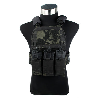 TMC FCV Five Airsoft Plate Carrier ( Multicam Black )