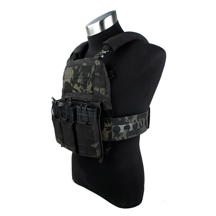 TMC FCV Five Airsoft Plate Carrier ( Multicam Black )