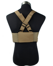 Load image into Gallery viewer, TMC Tactical RD Chest Rig Lightweight w/ 5.56 Mag Pouch Airsoft Ready Rig Gear ( CB )
