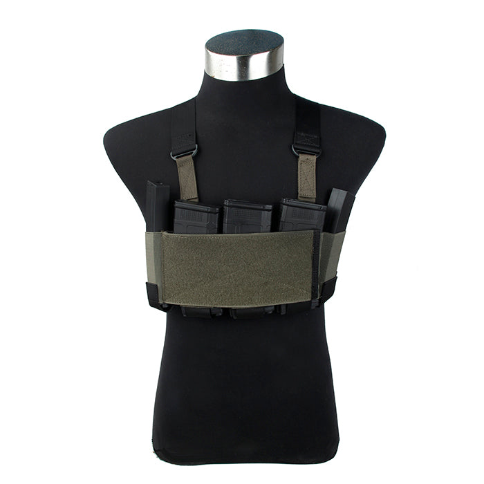 TMC Tactical RD Chest Rig Lightweight w/ 5.56 Mag Pouch Airsoft Ready Rig Gear ( RG )