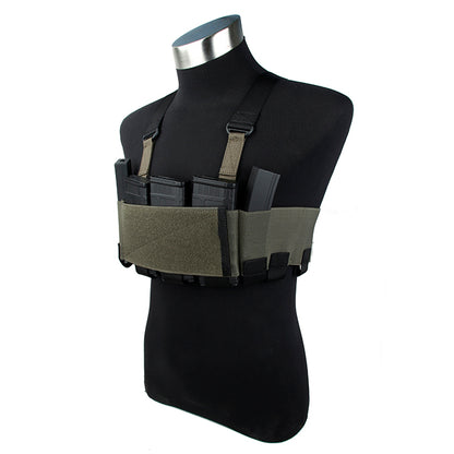 TMC Tactical RD Chest Rig Lightweight w/ 5.56 Mag Pouch Airsoft Ready Rig Gear ( RG )