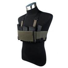 Load image into Gallery viewer, TMC Tactical RD Chest Rig Lightweight w/ 5.56 Mag Pouch Airsoft Ready Rig Gear ( RG )
