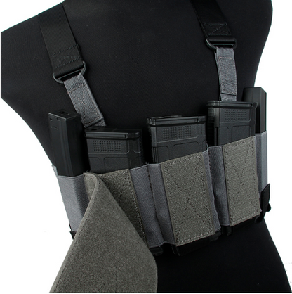 TMC Tactical RD Chest Rig Lightweight w/ 5.56 Mag Pouch Airsoft Ready Rig Gear ( WG )