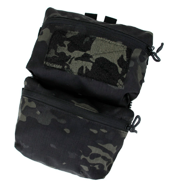 TMC Double Pouch Panel (  Multicam Black  )