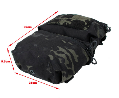 TMC Double Pouch Panel (  Multicam Black  )