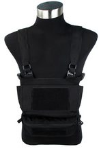 Cargar imagen en el visor de la galería, TMC Chest Rig Wide Harness Set ( Black )
