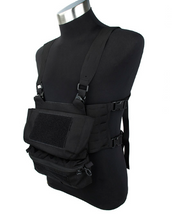 Load image into Gallery viewer, TMC Chest Rig Wide Harness Set ( Black )
