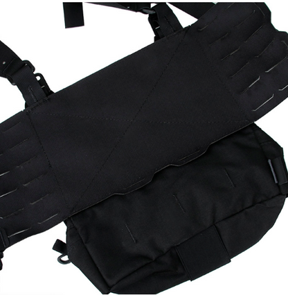 TMC Chest Rig Wide Harness Set ( Black )