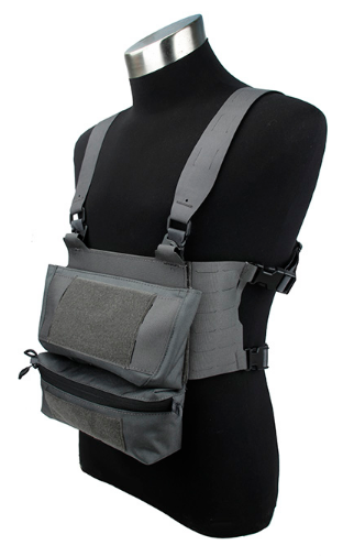 TMC Chest Rig Wide Harness Set ( Wolf Grey )