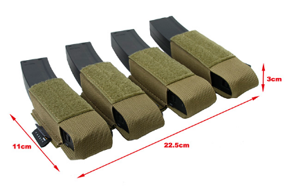 TMC DOPE Insert for SUBMACHINE Gun Magazie ( Khaki )