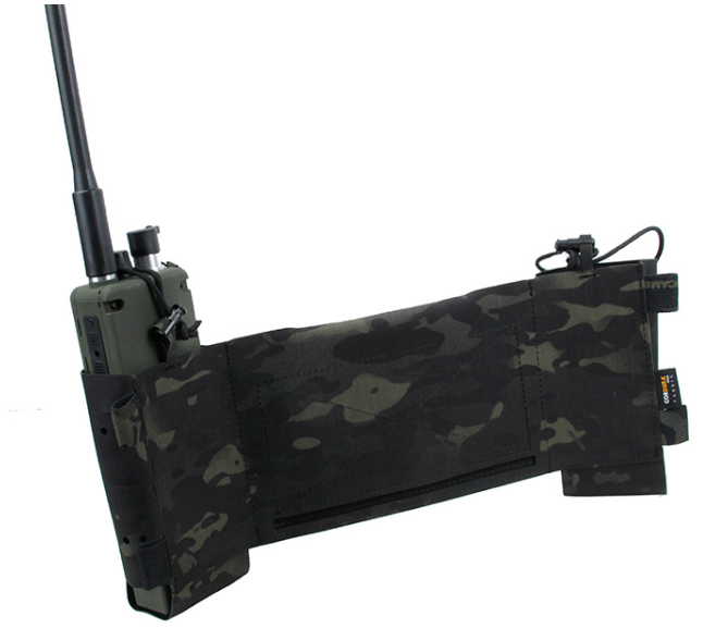 TMC Dual Radio Side Pouch set ( Multicam Black )