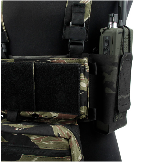 TMC Dual Radio Side Pouch set ( Multicam Black )