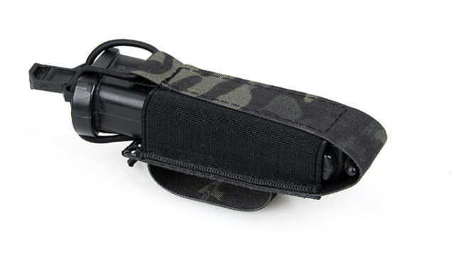 TMC Lightweight Elastic Single Pistol Pouch ( Multicam Black )