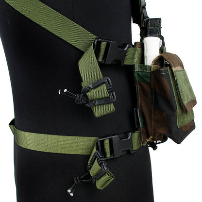 TMC Defender 3 D-Mitts Chest Rig Light Version for 5.56 ( Woodland )