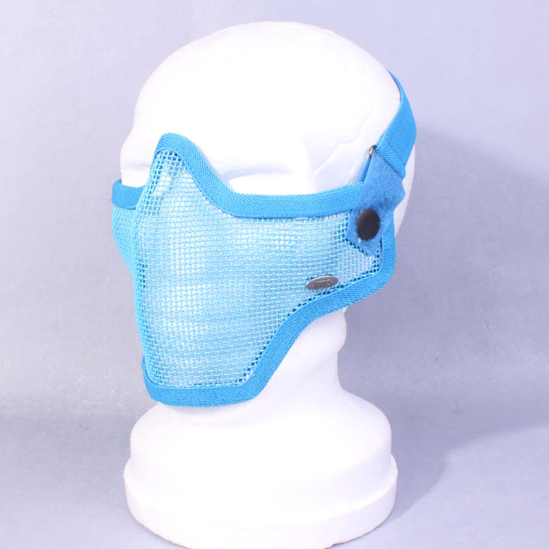 TMC Strike Steel Half Face Mask (Blue)