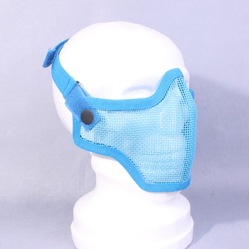 TMC Strike Steel Half Face Mask (Blue)