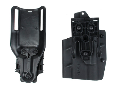 W&T Kydex Holster for Hi Capa GBB Pistol w X300 light BK