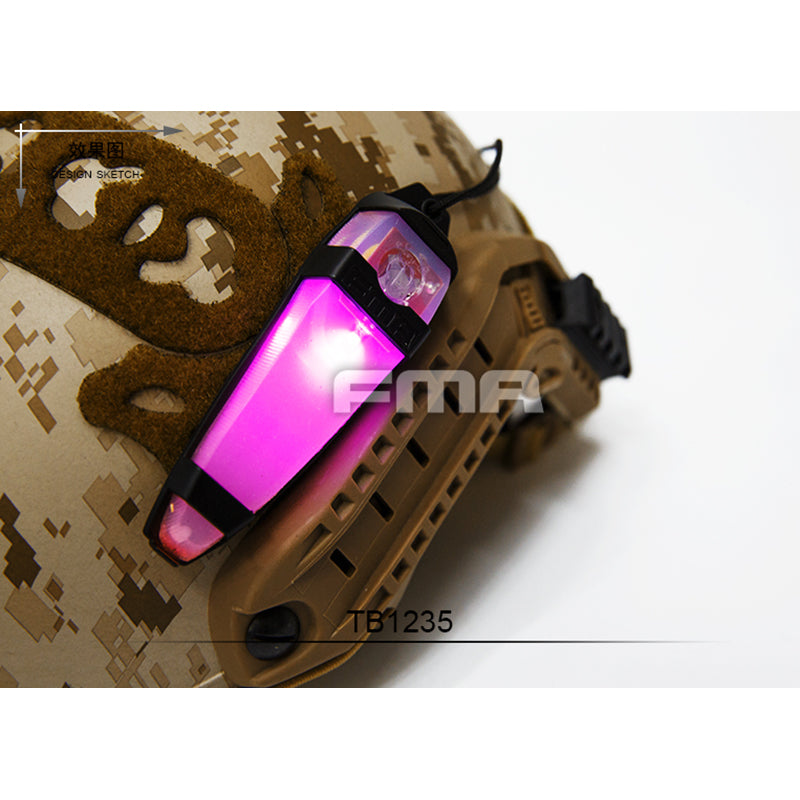 FMA Tactical Safty Light In Pink ( Body in BK / DE)