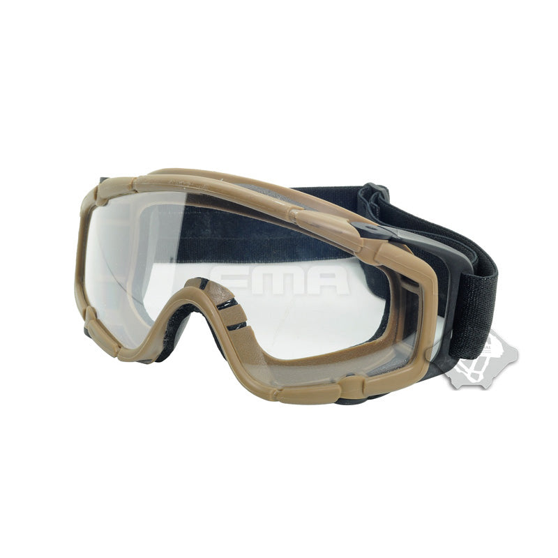 FMA DX Anti-Fog and Anti-Scratch Ballistic Goggle ( DE )