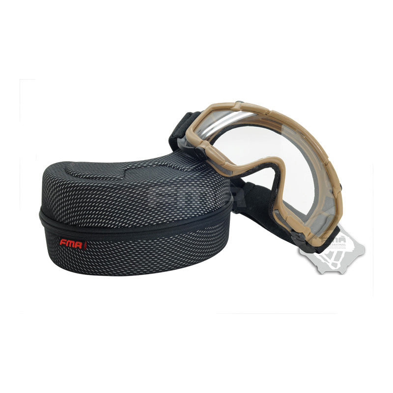 FMA DX Anti-Fog and Anti-Scratch Ballistic Goggle ( DE )