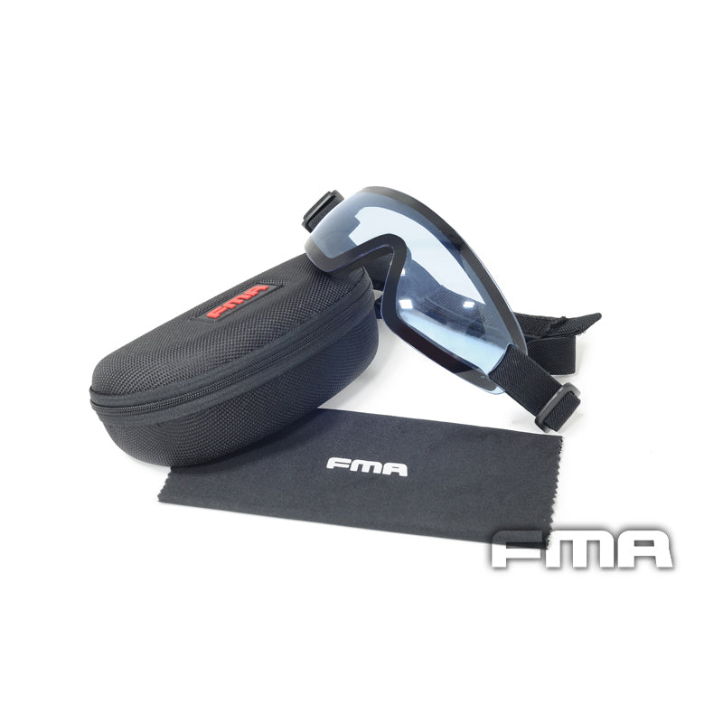 FMA Low Profile Eyewear Goggle with BLUE Lens