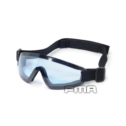 FMA Low Profile Eyewear Goggle with BLUE Lens