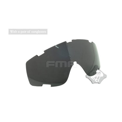 FMA DX Anti-Fog and Anti-Scratch Ballistic Goggle ( Black )